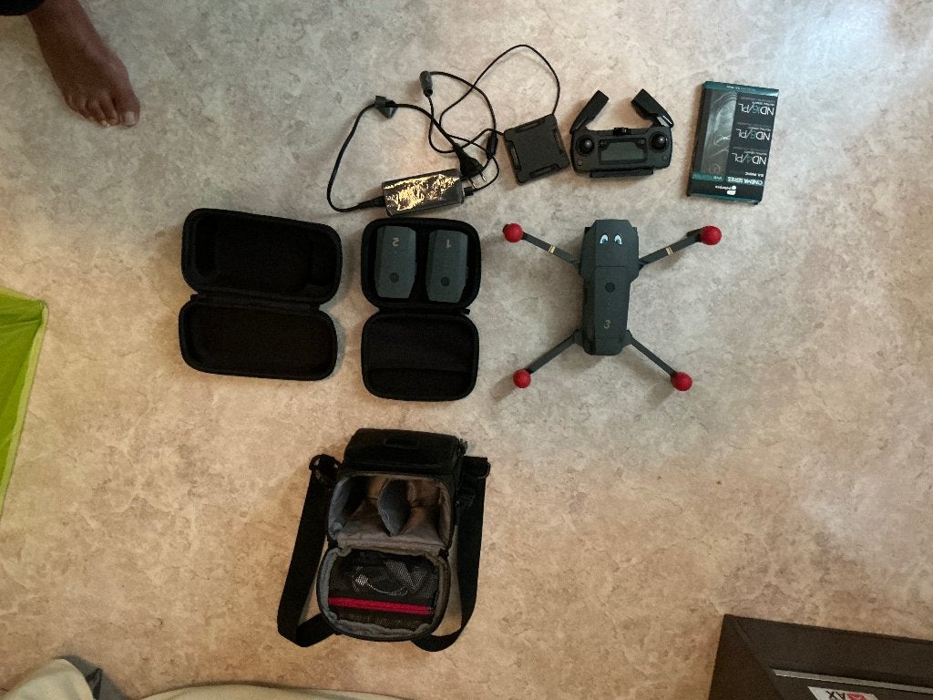 DJI Mavic Pro Combo - Inclusief filters, props en tas, Ophalen of Verzenden, Gebruikt