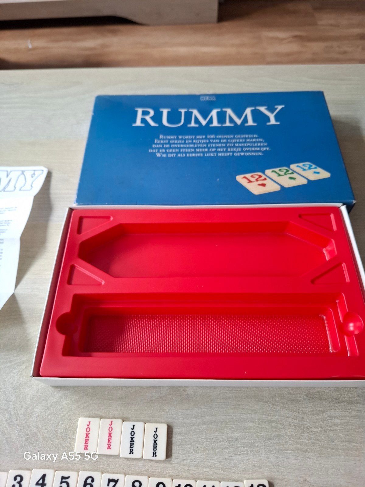 Rummy gezelschapsspel - Compleet en in goede staat, Ophalen of Verzenden, Hema, Nvt, Nvt