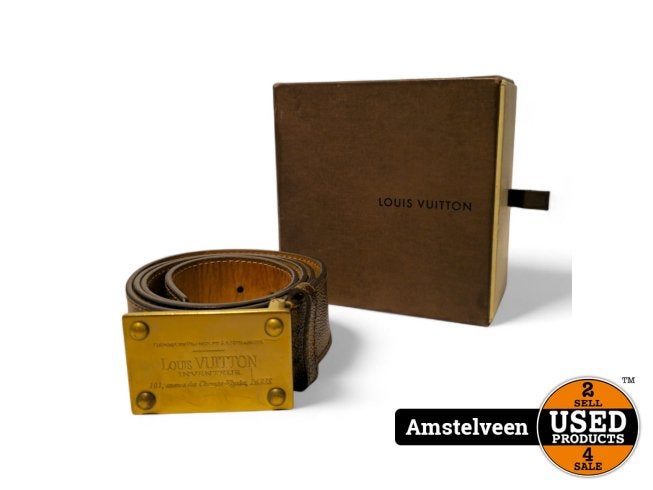 Louis Vuitton Riem/Belt Brown Damier Inventeur, Louis Vuitton, Gebruikt, Support@louisvuitton.com, 2 Rue du Pont Neuf
75001 Paris
France