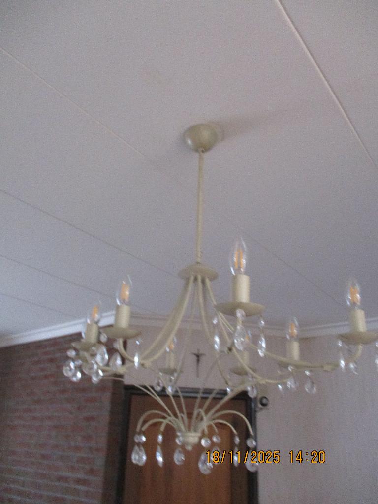 woonkamer lamp    glas, Ophalen, Zo goed als nieuw, Glas, Minder dan 50 cm