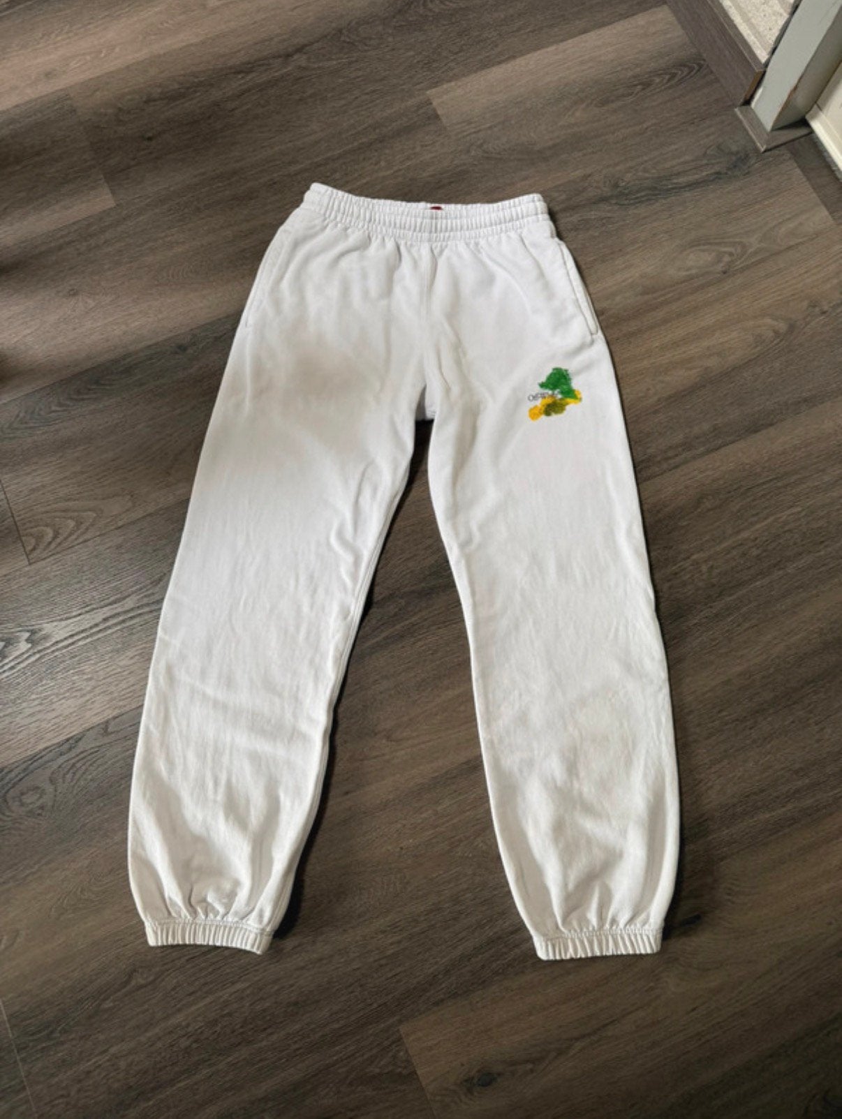 Authentieke Off-White joggingbroek, Fitness, Maat 48/50 (M), Wit, Ophalen of Verzenden