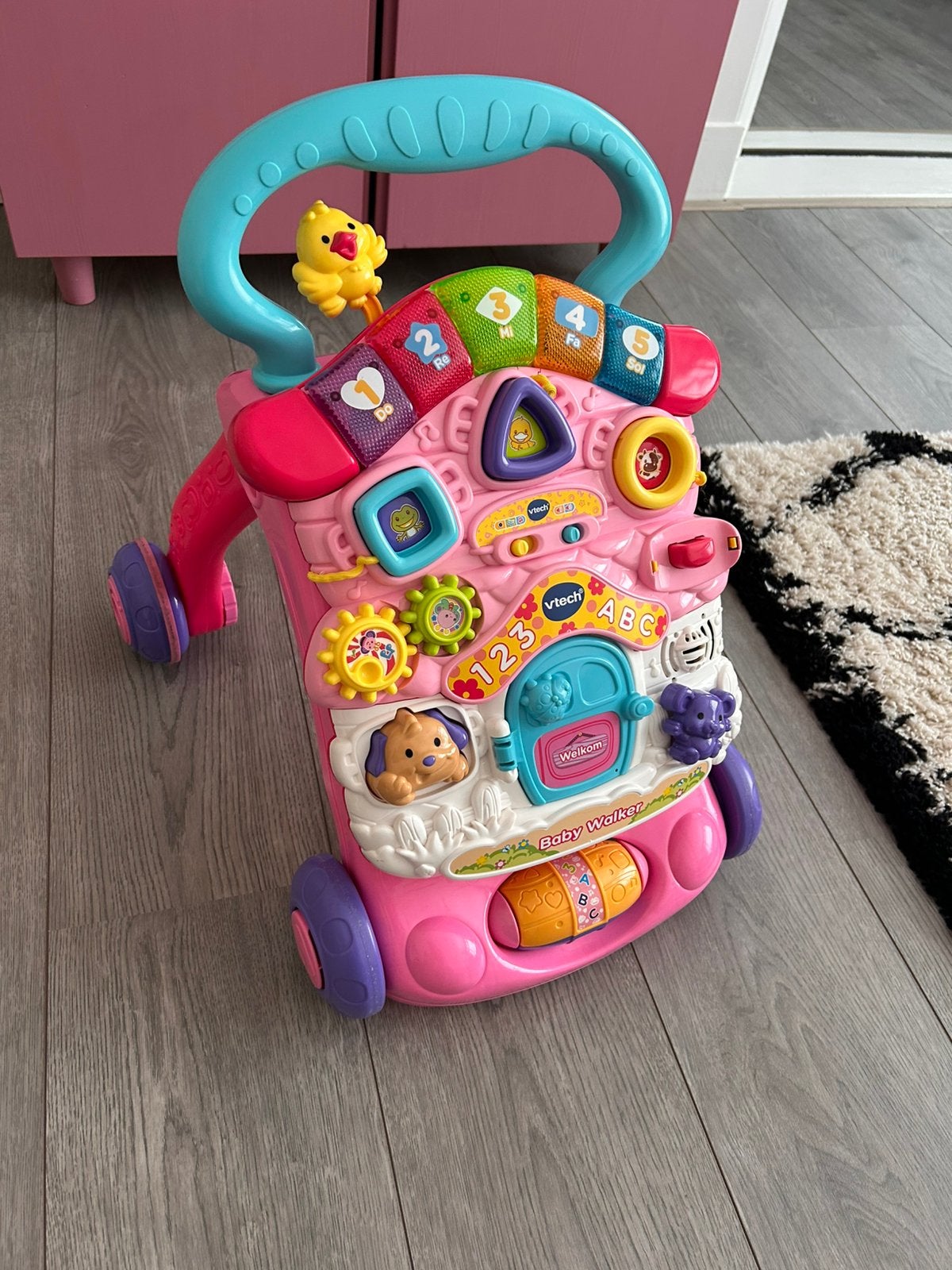 Loopkar vtech, Ophalen, Zo goed als nieuw, 6 maanden tot 2 jaar