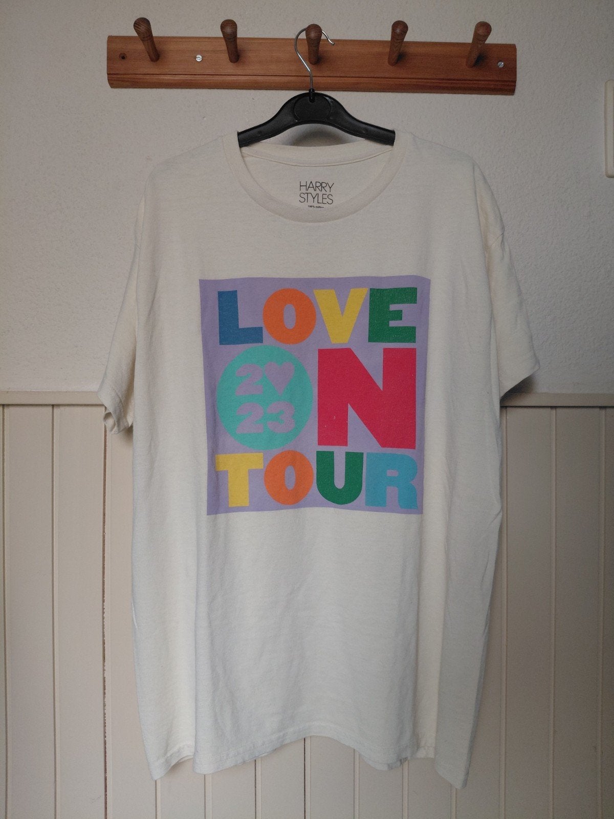 Harry Styles Love on Tour 2023 Merch t shirt, Kleding | Dames, Maat 38/40 (M), Meerkleurig, Ophalen of Verzenden, Zo goed als nieuw
