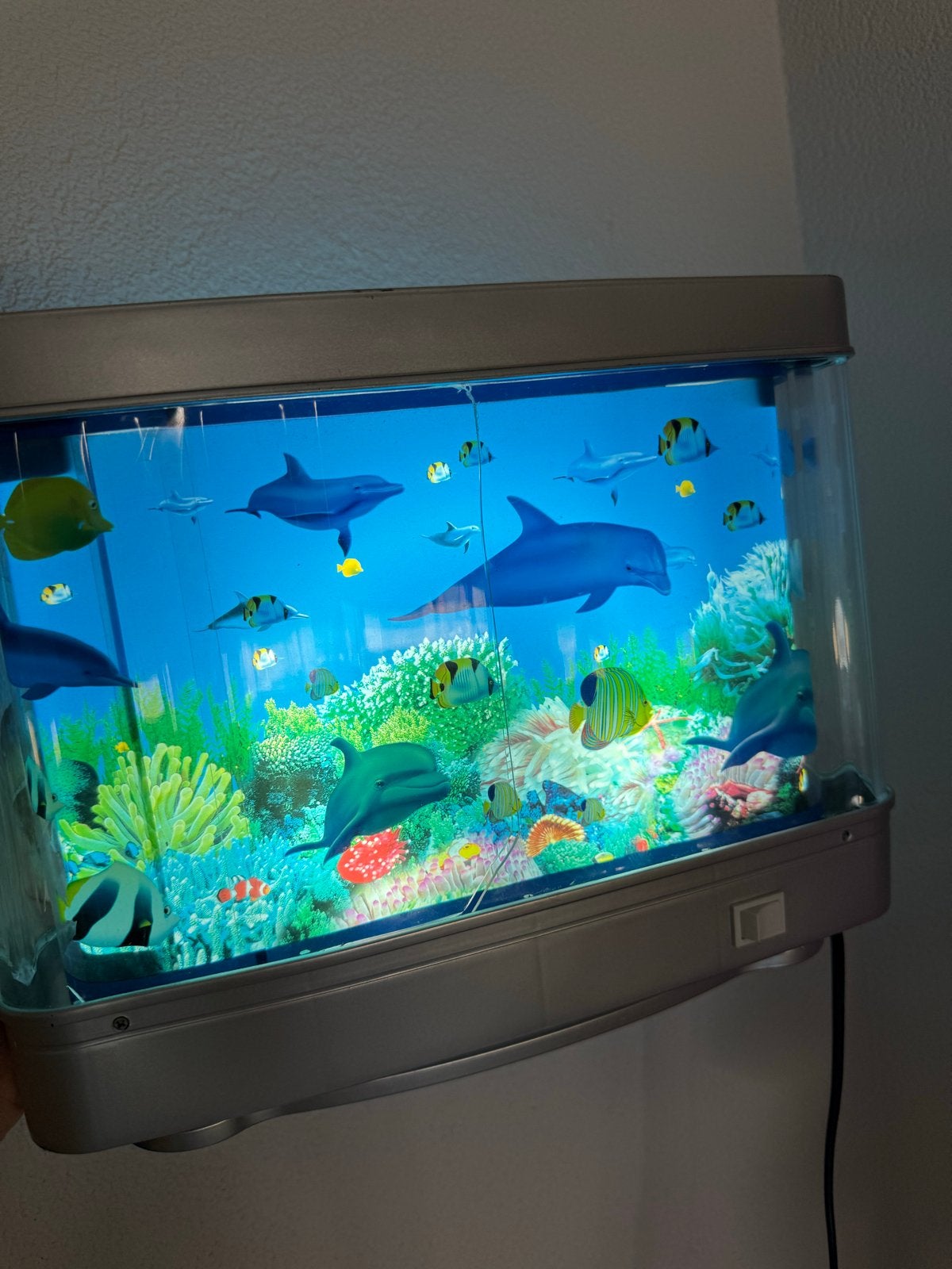 LED aquarium lamp met bewegende vissen, Dieren en Toebehoren, Ophalen, Leeg aquarium