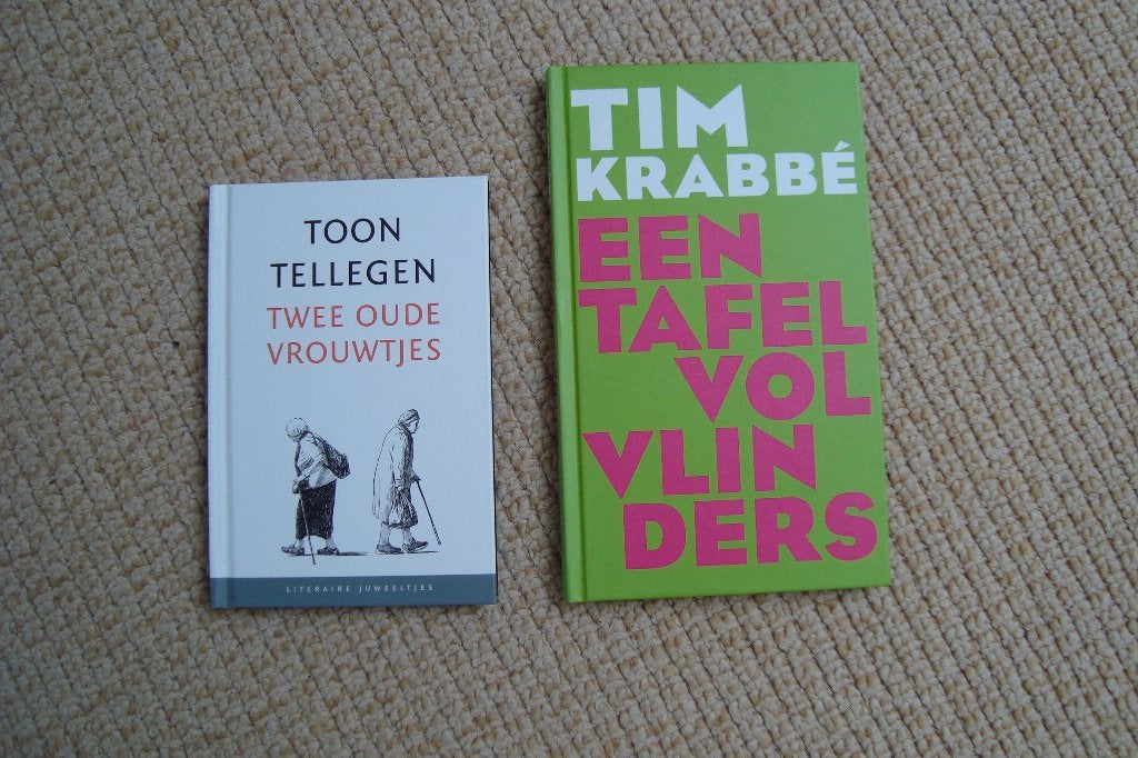Tim Krabbé Een eettafel vol vlinders en Toon Tellegen, Ophalen of Verzenden, Gelezen, Tim Krabbé