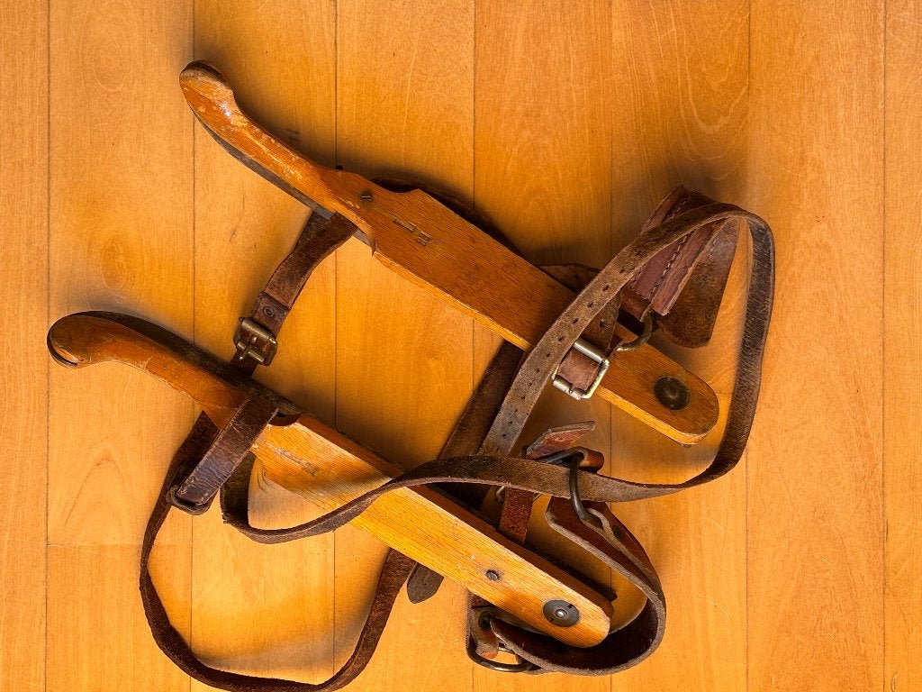 kinderschaatsen, onderbinders, Gebruikt, Friese doorlopers, Ophalen, Overige merken