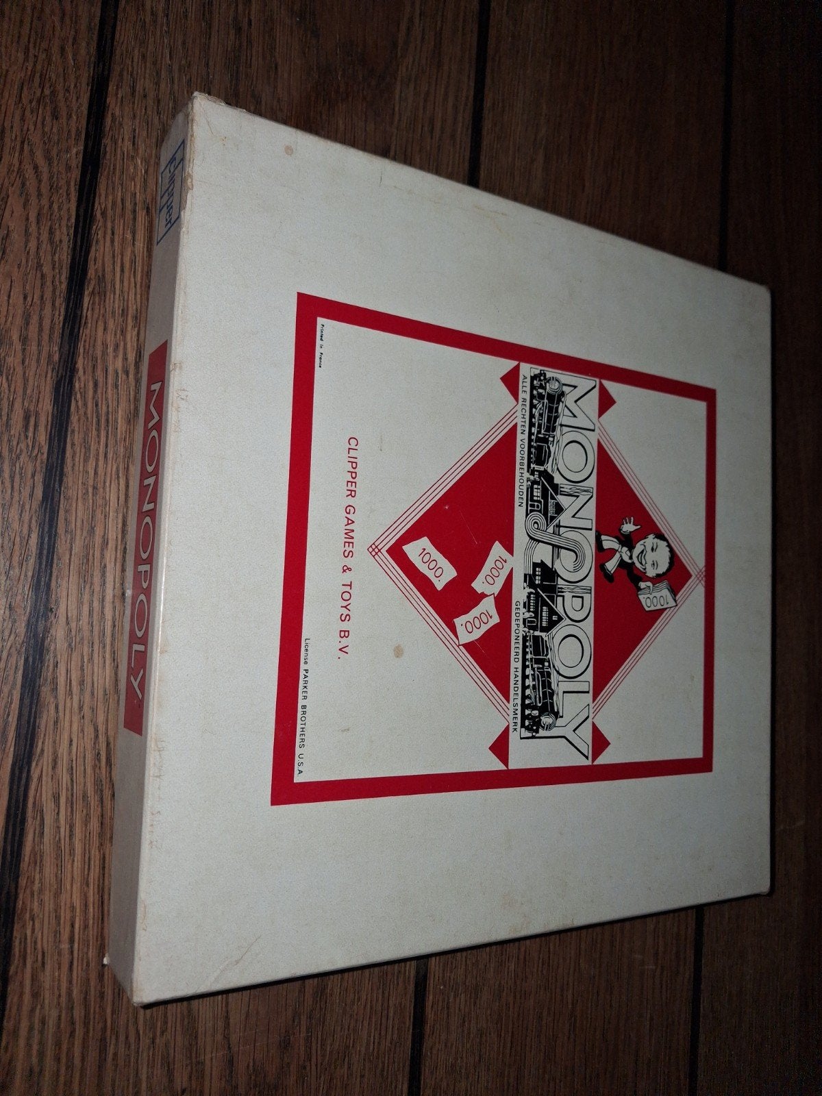 Monopoly Bordspel - Klassieke Editie gulden vintage, Drie of vier spelers, Ophalen of Verzenden, Gebruikt, Clipper Games & Toys B.V.