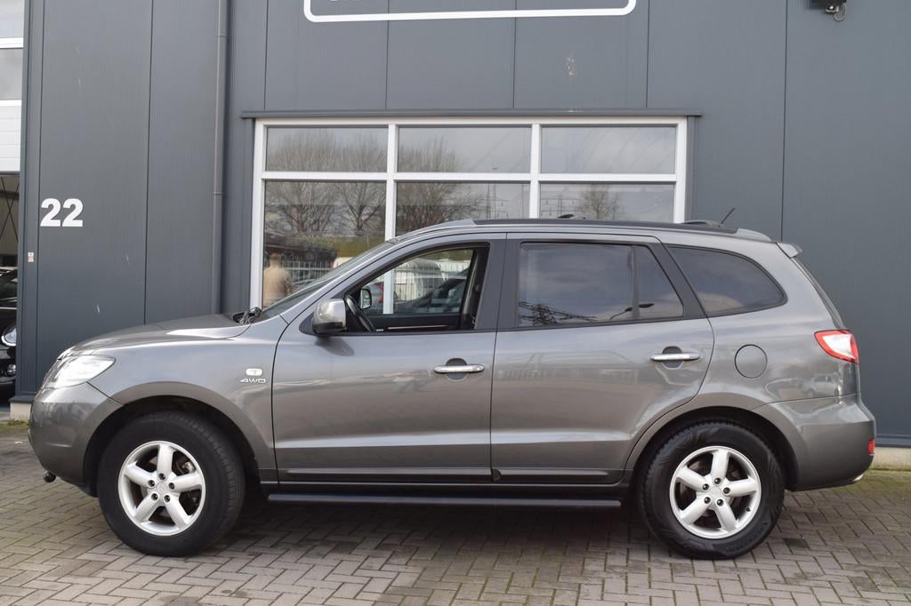 Hyundai Santa Fe 2.7i V6 4WD Style 7p. | Automaat | Leder |, Auto's, Automaat, Santa Fe, Gebruikt, Zwart