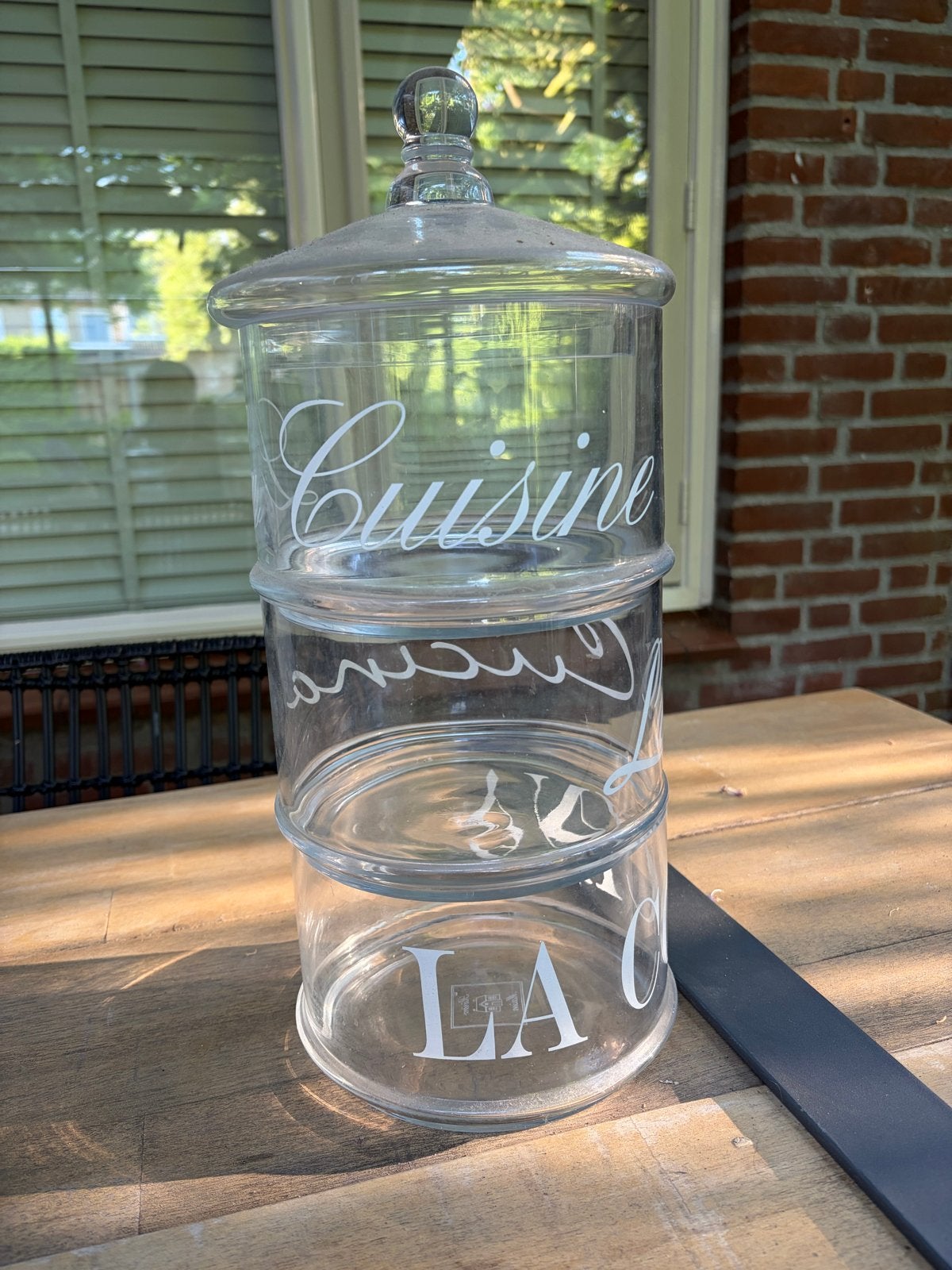 Grote Rivièra Maison voorraadpot 'Cuisine', Ophalen, Glas, Zo goed als nieuw, Voorraadpot