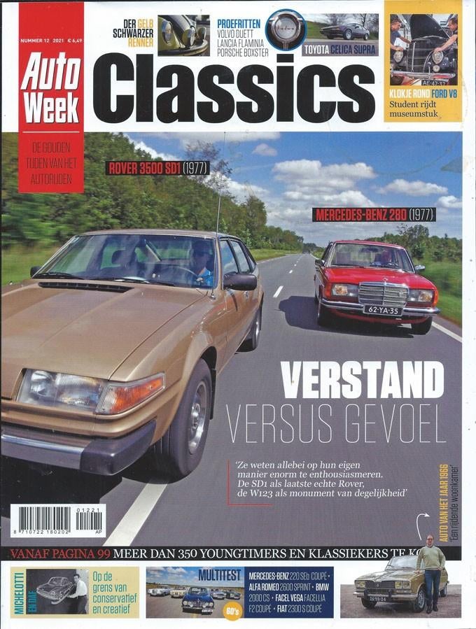 Autoweek Cl 12 2021 : Toyota Supra - VW Kever 1303S - Rover, Ophalen of Verzenden, Gelezen, Algemeen