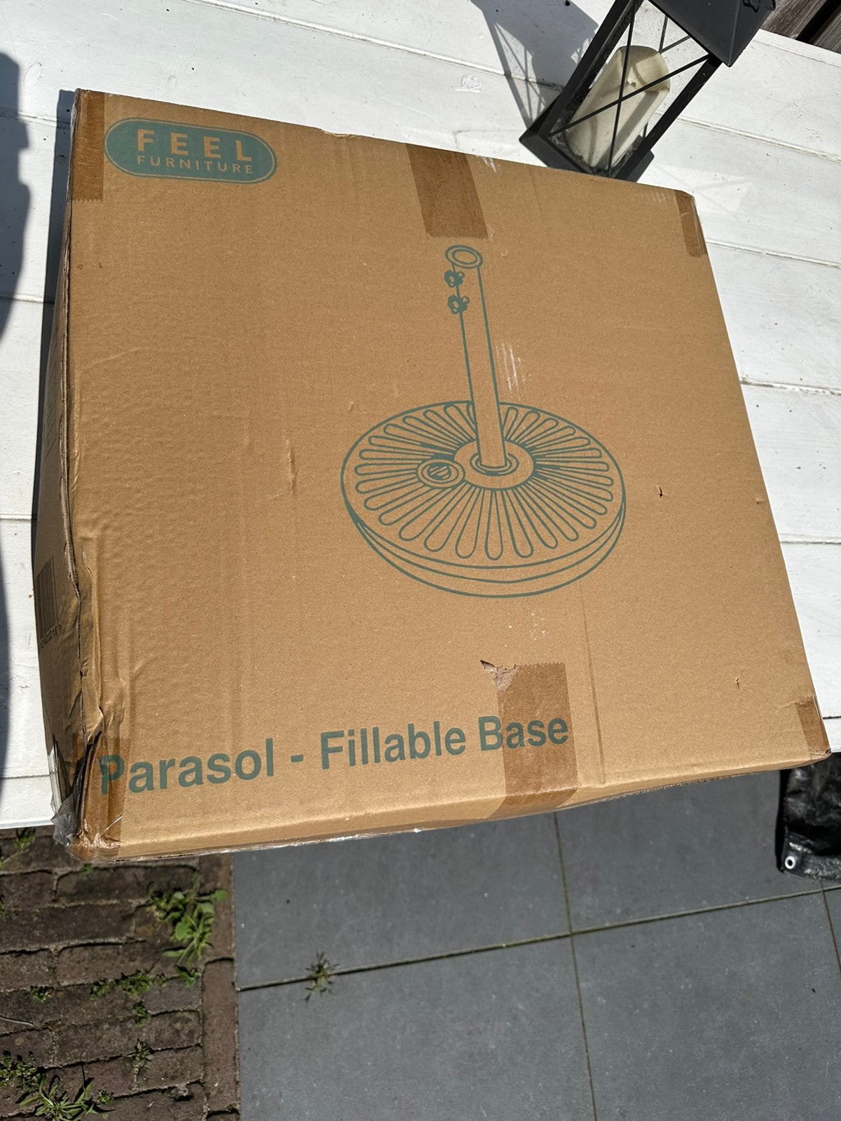 Nieuwe parasolvoet, Ophalen, Nieuw, Minder dan 1 meter, Parasolvoet