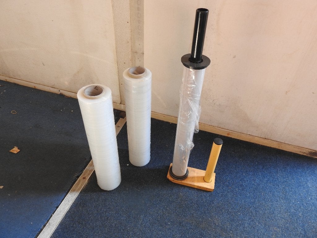 handwikkelfolie houder, Ophalen of Verzenden, Gebruikt, 15 m² of meer, Folie
