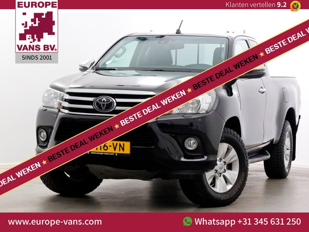Toyota Hilux 2.4 D-4D-F 150pk E6 4X4 4WD Xtra Cab Profession, Auto's, Toyota, 15 km/l, Gebruikt, Euro 6, 4 cilinders