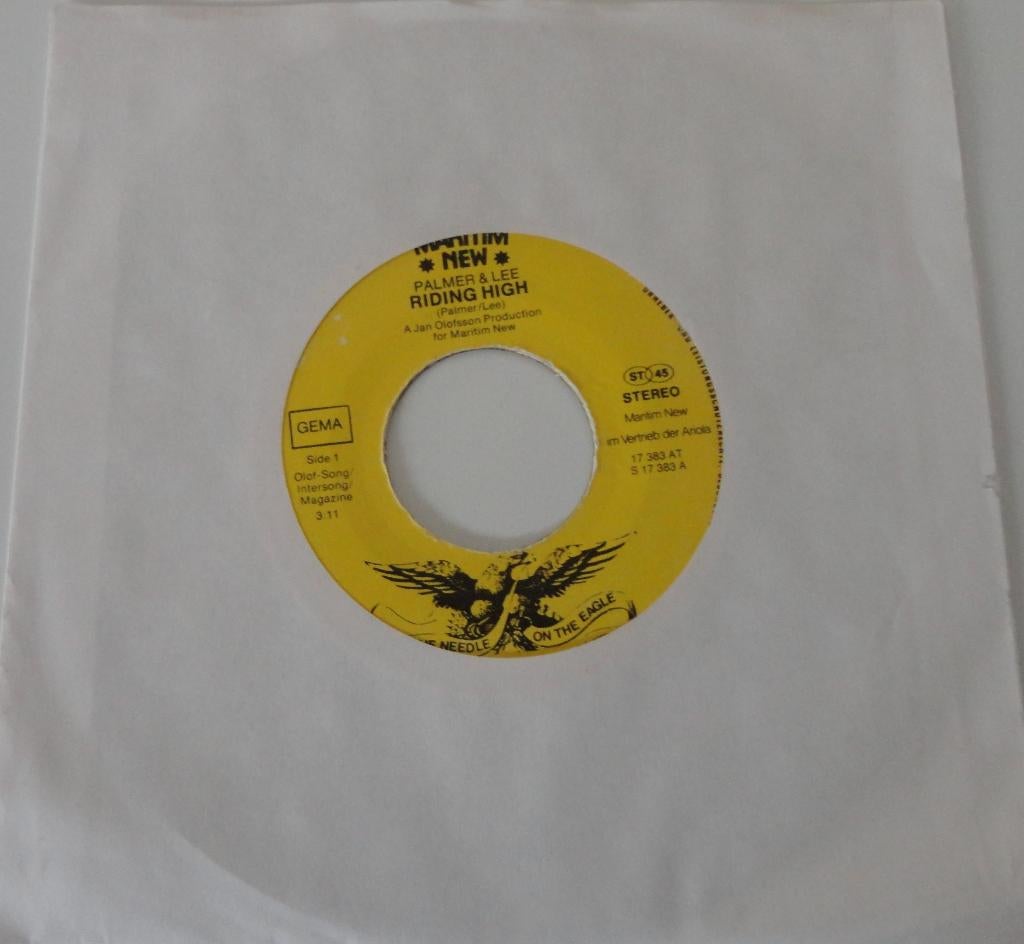 Palmer & Lee > Riding High, Cd's en Dvd's, Gebruikt, 7 inch, Single, Ophalen of Verzenden