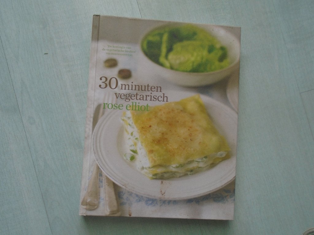 30 minuten vegetarisch, rose elliot, Boeken, Ophalen of Verzenden, Zo goed als nieuw, Rose Elliot, Vegetarisch