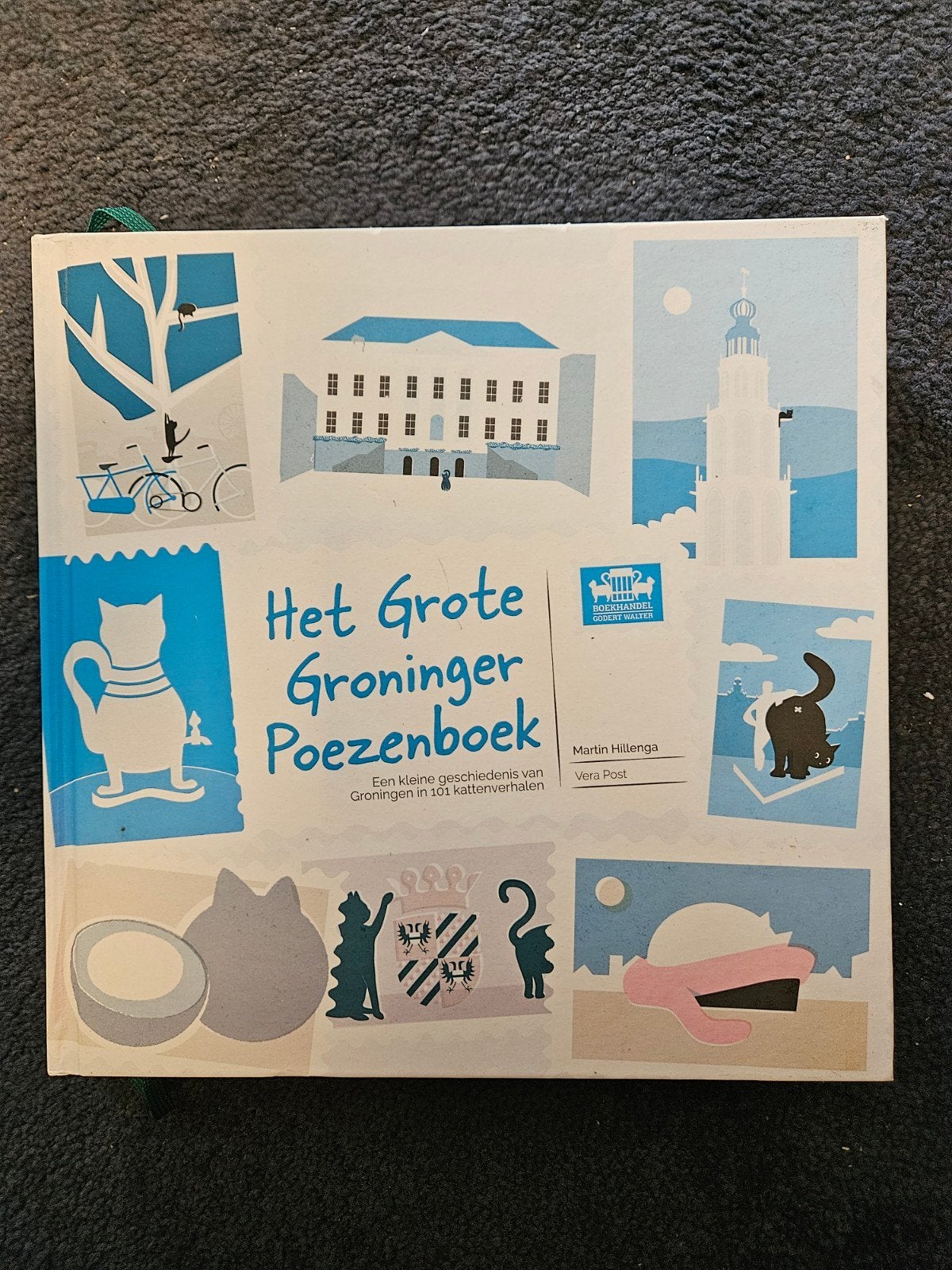 Het Grote Groninger Poezenboek - Geschiedenis van katten, 20e eeuw of later, Martin Hillenga, Vera Post, Overige gebieden, Ophalen of Verzenden