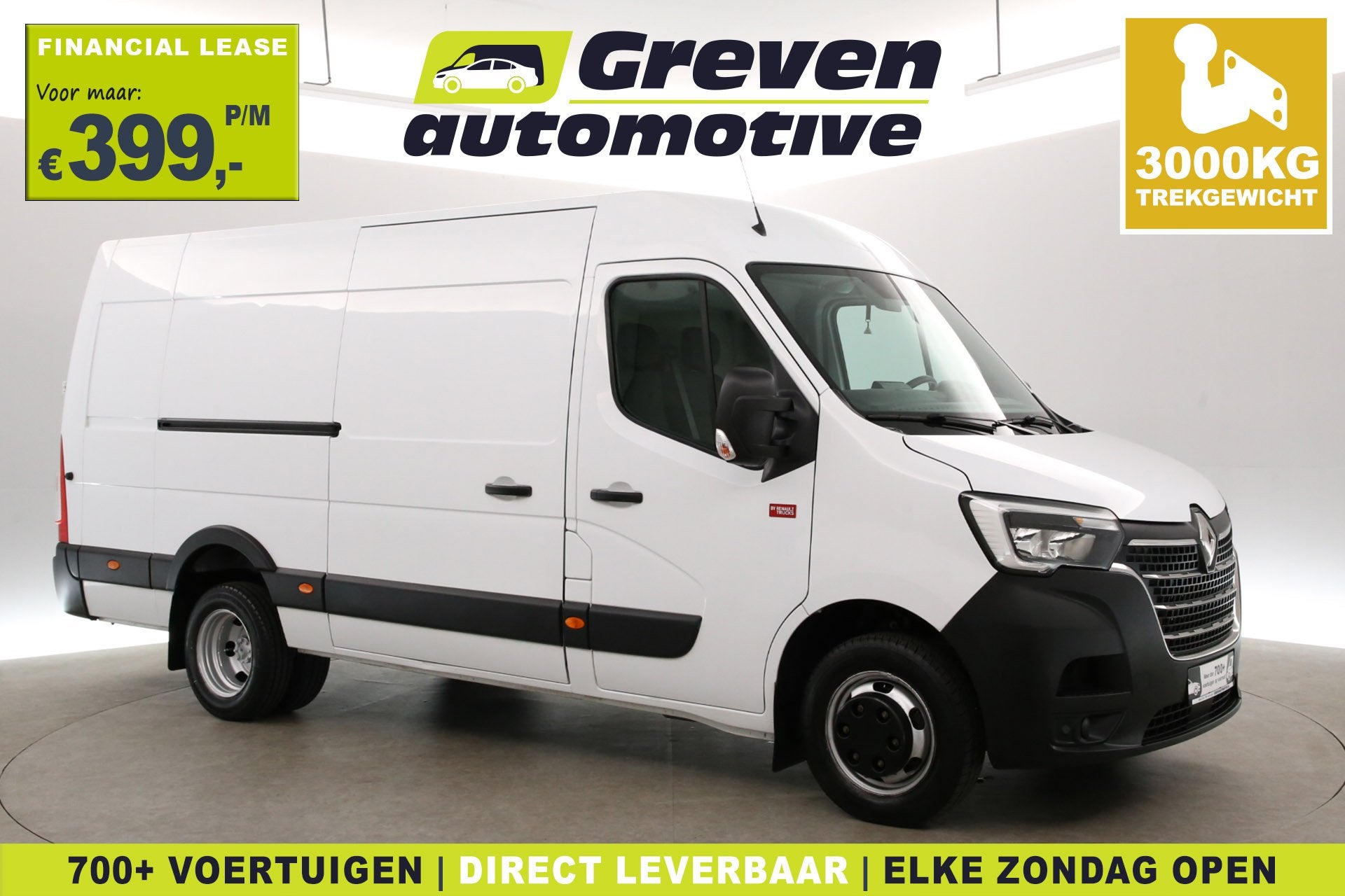 Renault Master 2.3 dCi 145PK L3H2 N1 | Airco | Camera | Crui, 145 pk, Stof, Gebruikt, 4 cilinders