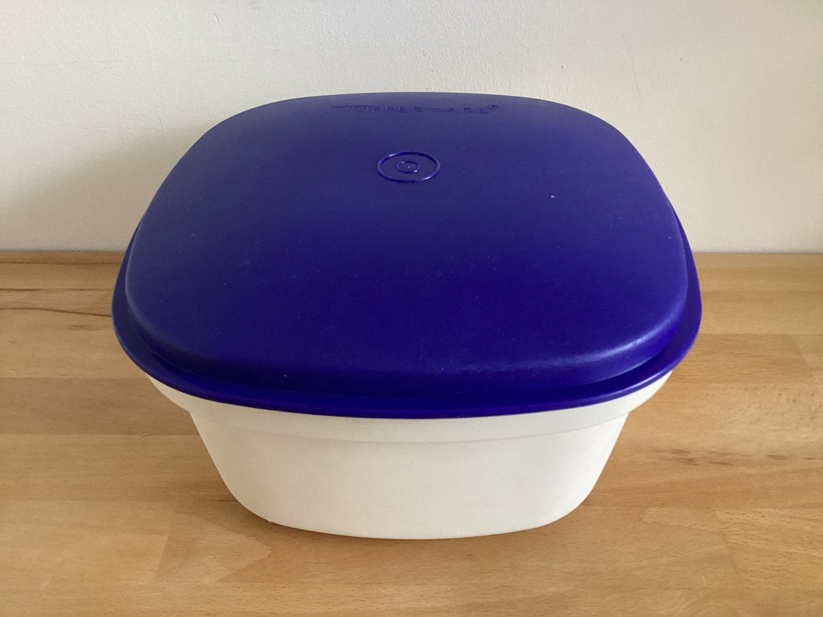 Tupperware serveerwonder 3-delig blauw-wit, Ophalen of Verzenden, Zo goed als nieuw, Blauw, Overige typen