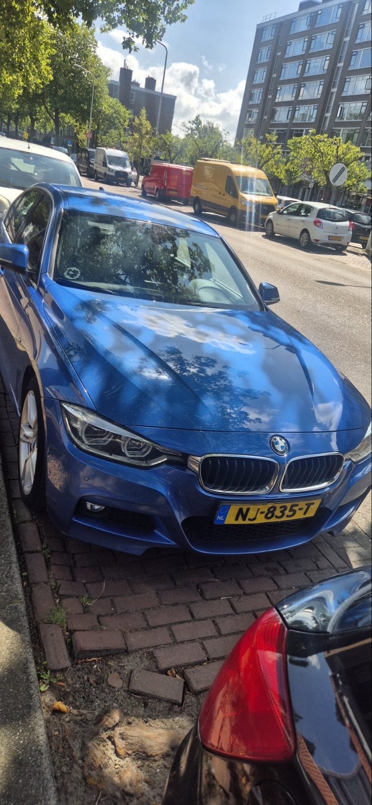 BMW 3-Serie 2.0 320I 2017 Blauw, Auto's, 183 pk, 1998 cc, Achterwielaandrijving, 4 cilinders