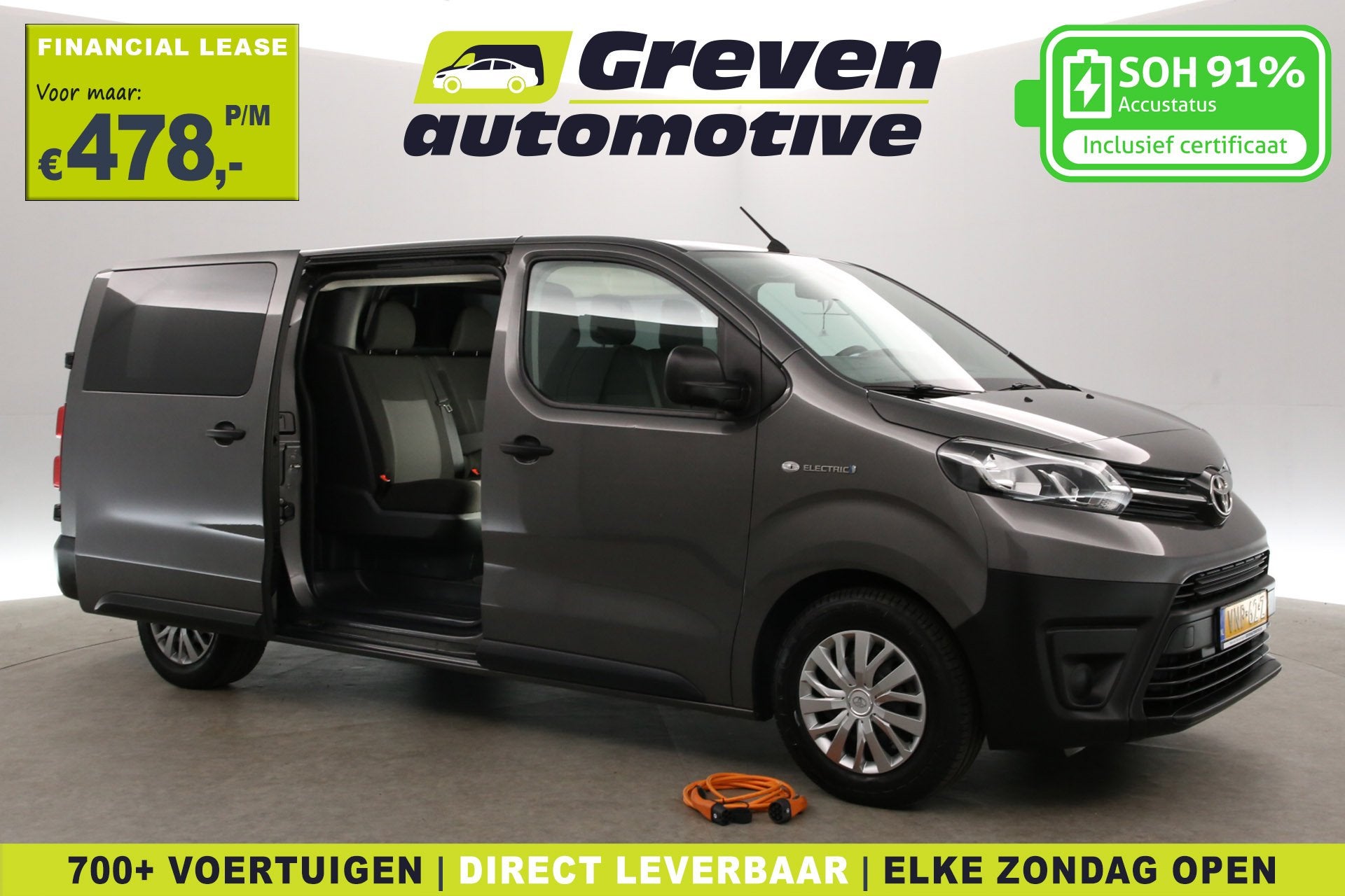 Citroën ë-Jumpy Toyota ProAce Electric Worker Extra Range, Citroën, Origineel Nederlands, 75 kWh, 1000 kg