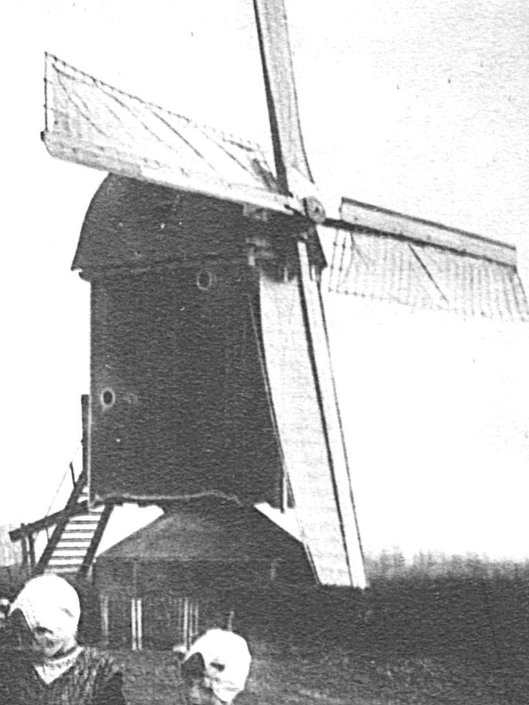 700411 Zuid Beveland Klederdracht Molen Zeeland onbeschreven, Ophalen of Verzenden, Voor 1920, Ongelopen, Zeeland