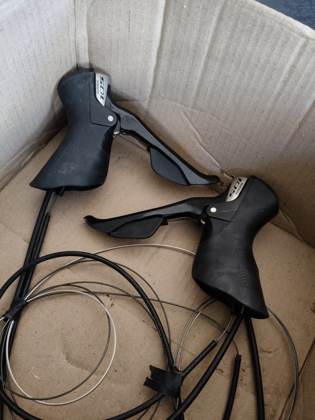 Shimano 105 FC5800 Groepset - Gebruikt, Fietsen en Brommers, Fietsonderdelen, Crankstel of Pedalen, Gebruikt, Ophalen of Verzenden
