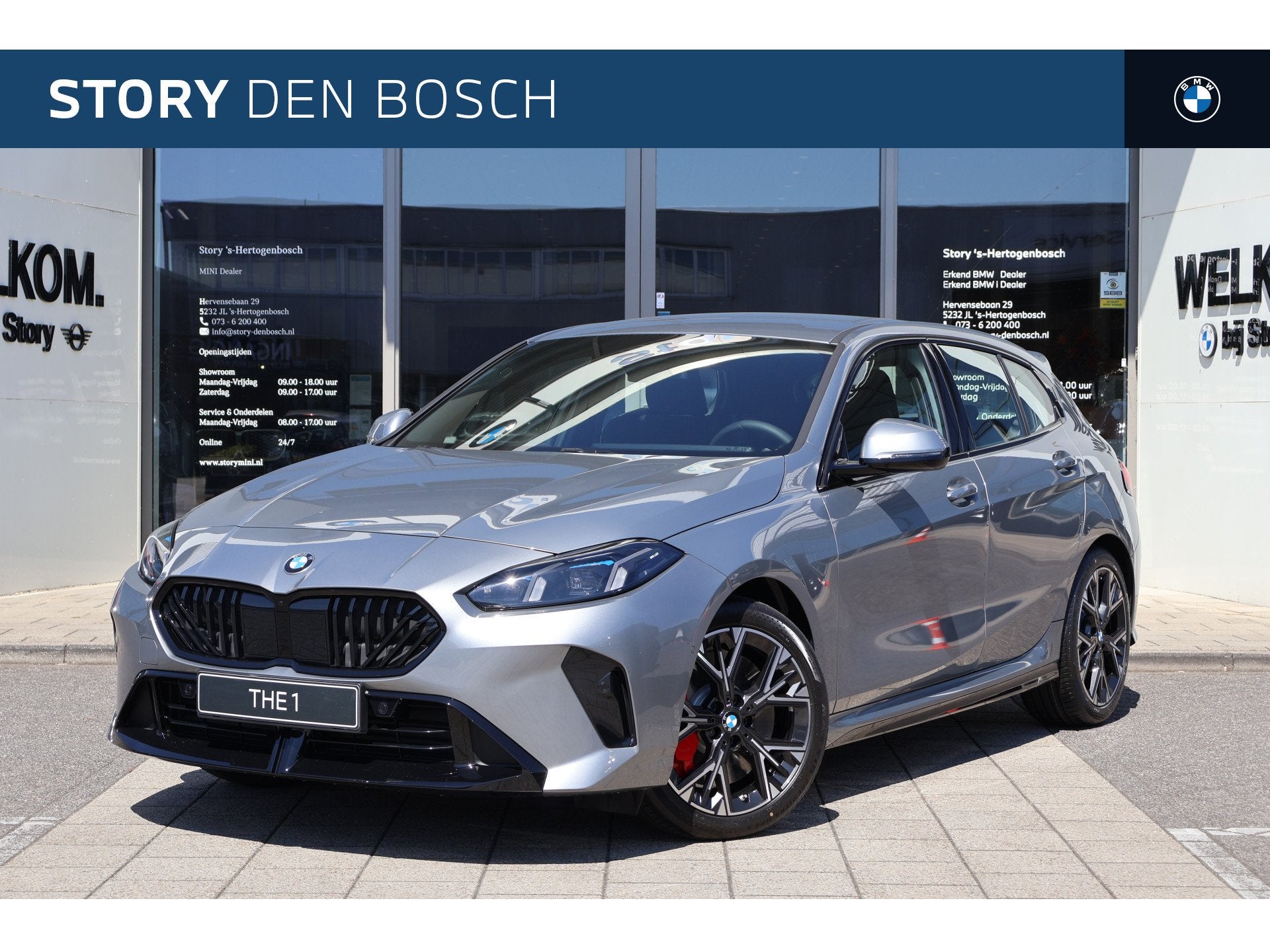 BMW 1 Serie 120 M Sport Automaat / Sportstoelen / Achteruitr, Dealer onderhouden, Zwart, 156 pk, Bedrijf