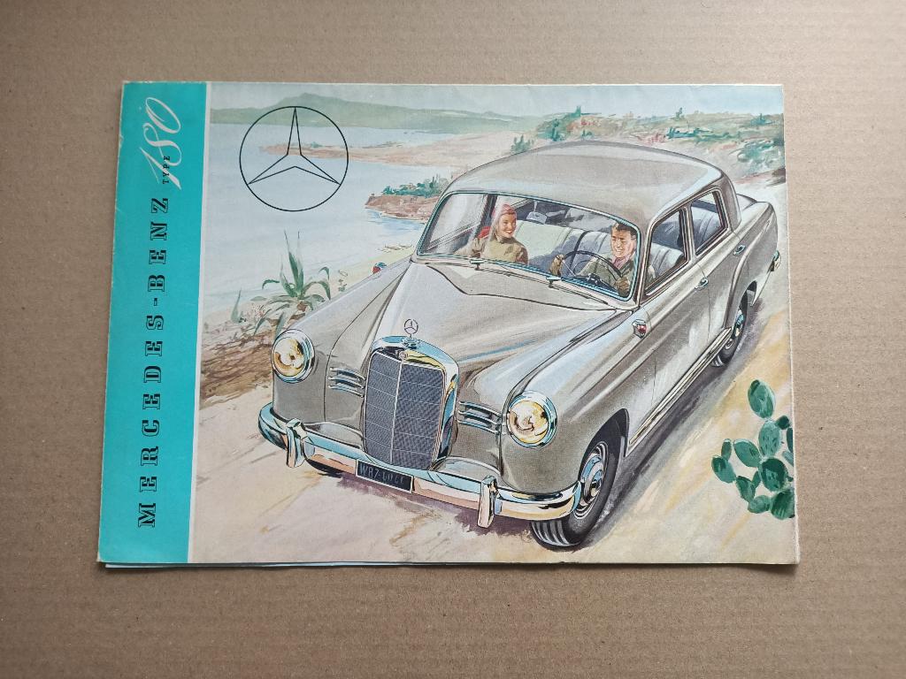 Folder: Mercedes-Benz 180/ W120 (1955), Verzenden, Gelezen, Mercedes