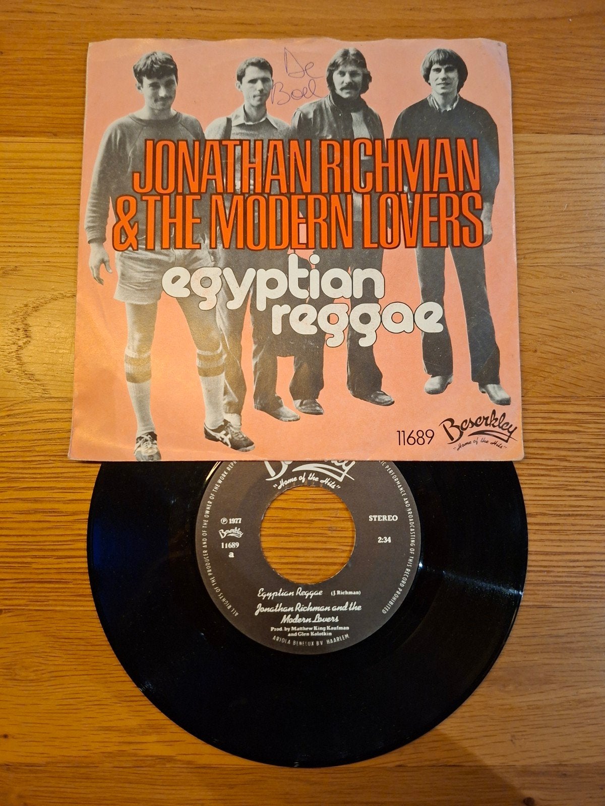 Jonathan Richman & The Modern Lovers - Egyptian Reggae, Gebruikt, 7 inch, Ophalen of Verzenden, Reggae en Ska