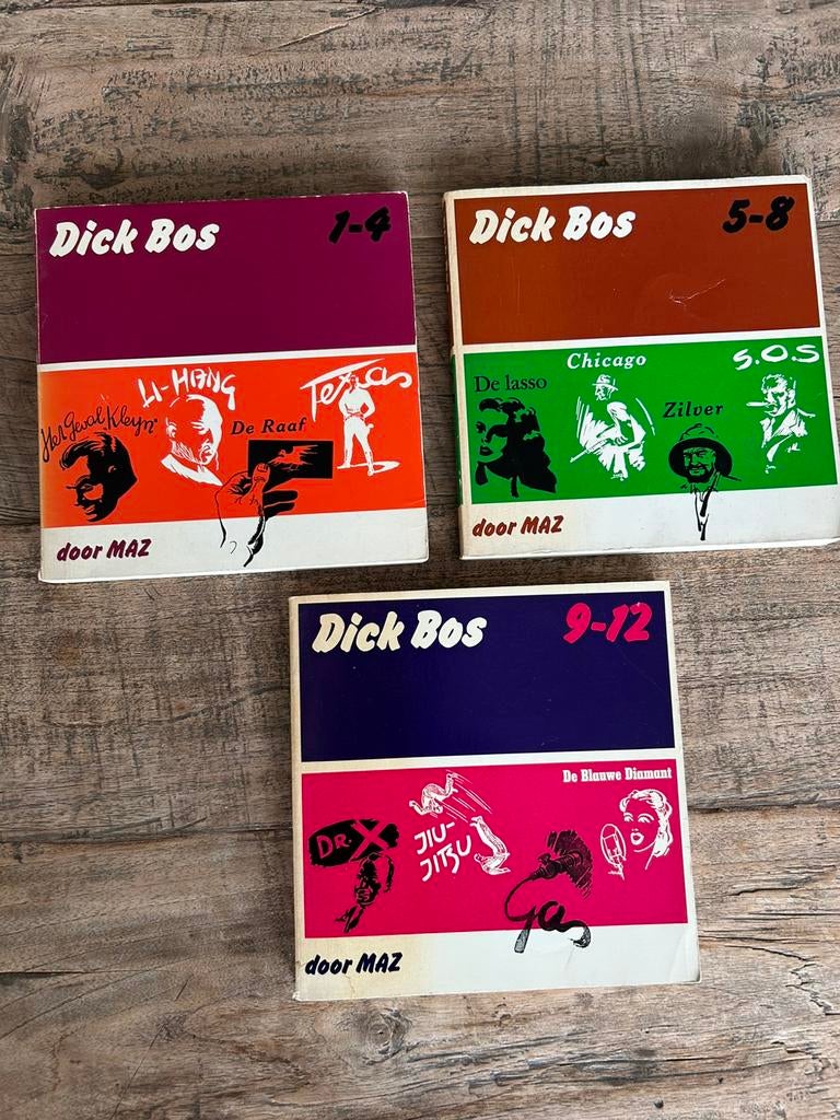 Dick Bos Detective Stripverhalen, Meerdere stripboeken, Ophalen, Zo goed als nieuw