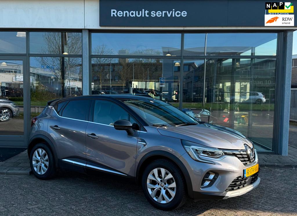 Renault Captur 1.0 TCe 90 Intens | Achteruitrijcamera | Appl, Voorwielaandrijving, Gebruikt, Parkeersensor, Leder en Stof