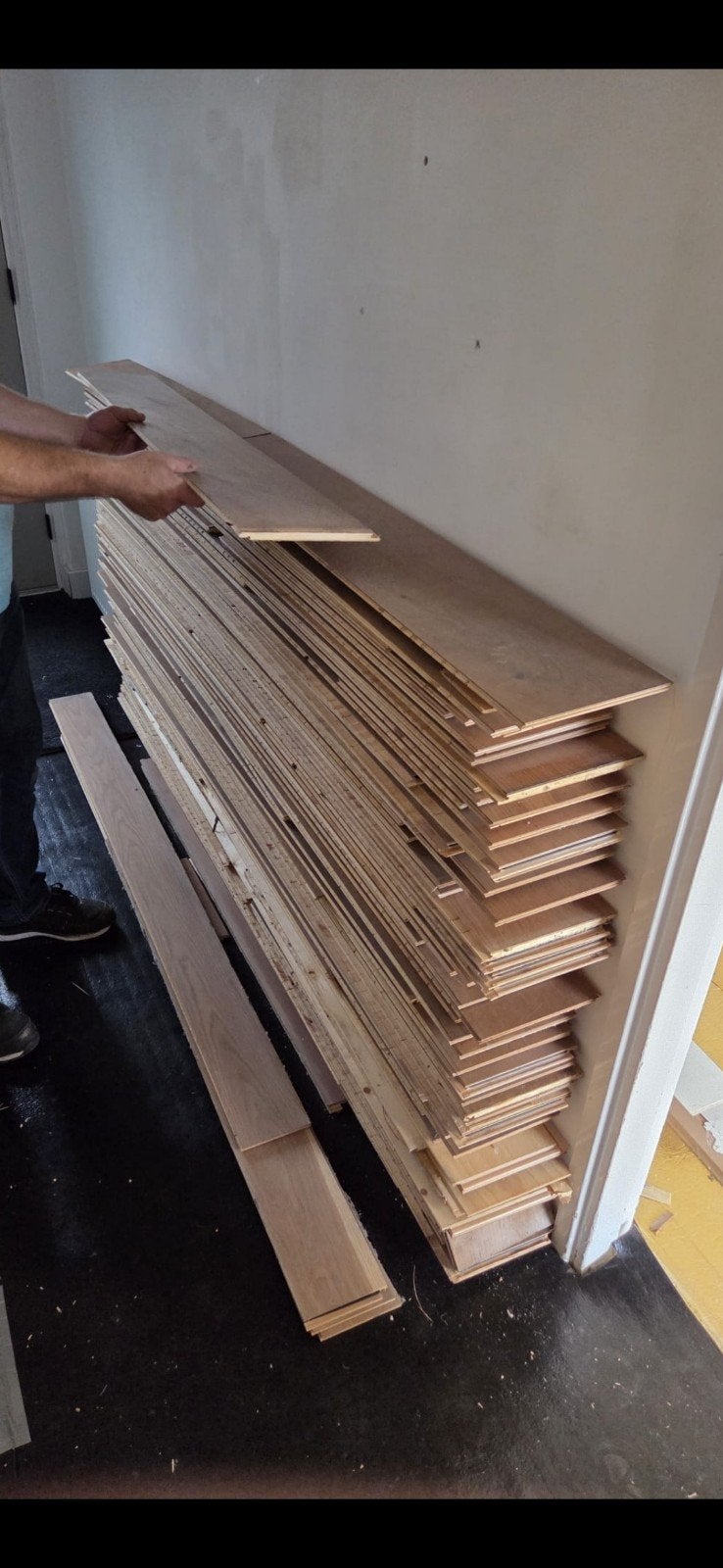 Mooie eikenhouten vloerdelen circa 28m2, Ophalen, Gebruikt, Vloerdelen of -planken, 10 m² of meer