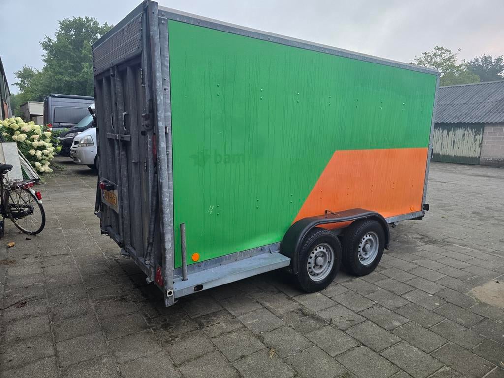 Ifor Williams Gesloten Aanhangwagen met Dubbele Achterklep, Auto diversen, Aanhangers en Bagagewagens, Ophalen