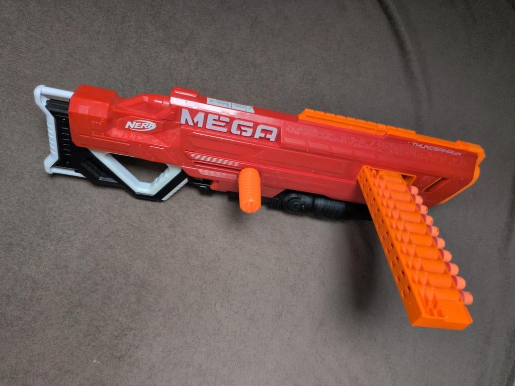Nerf Mega Thunderhawk met pijlen, Ophalen of Verzenden, Gebruikt, Jongen of Meisje