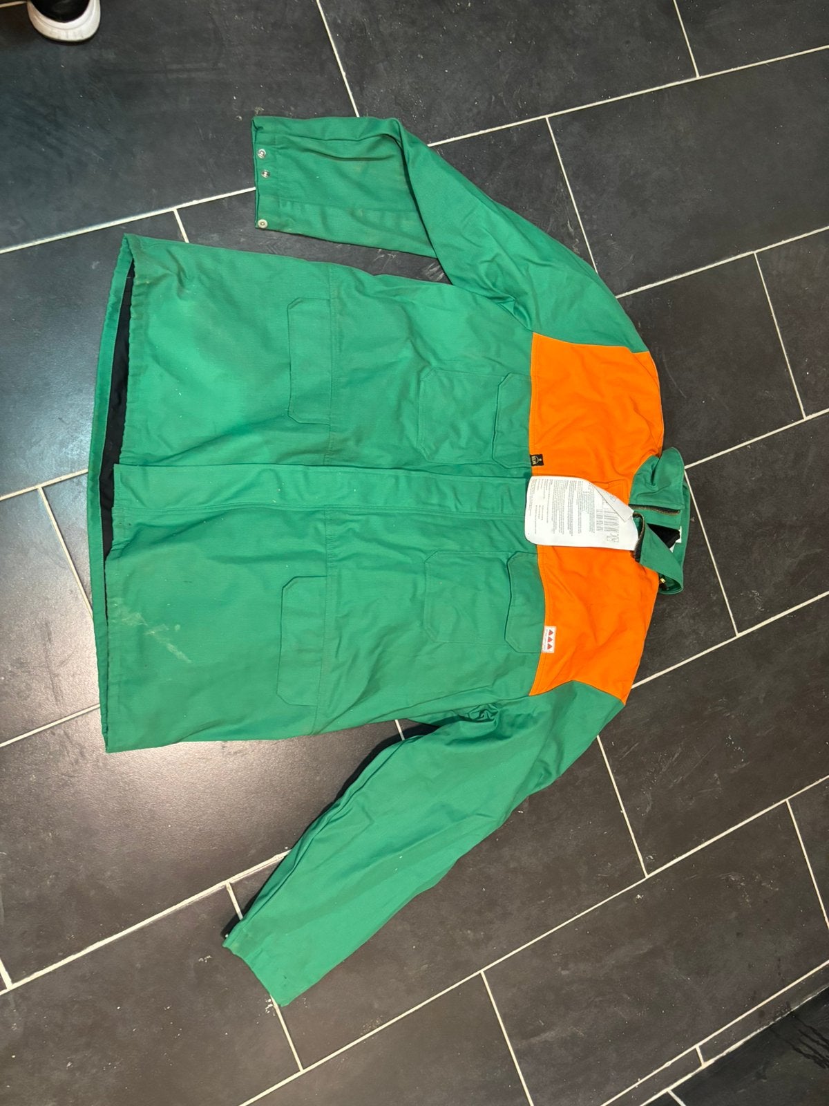 HCG Werkjas Groen/Oranje, Ophalen of Verzenden, Zo goed als nieuw