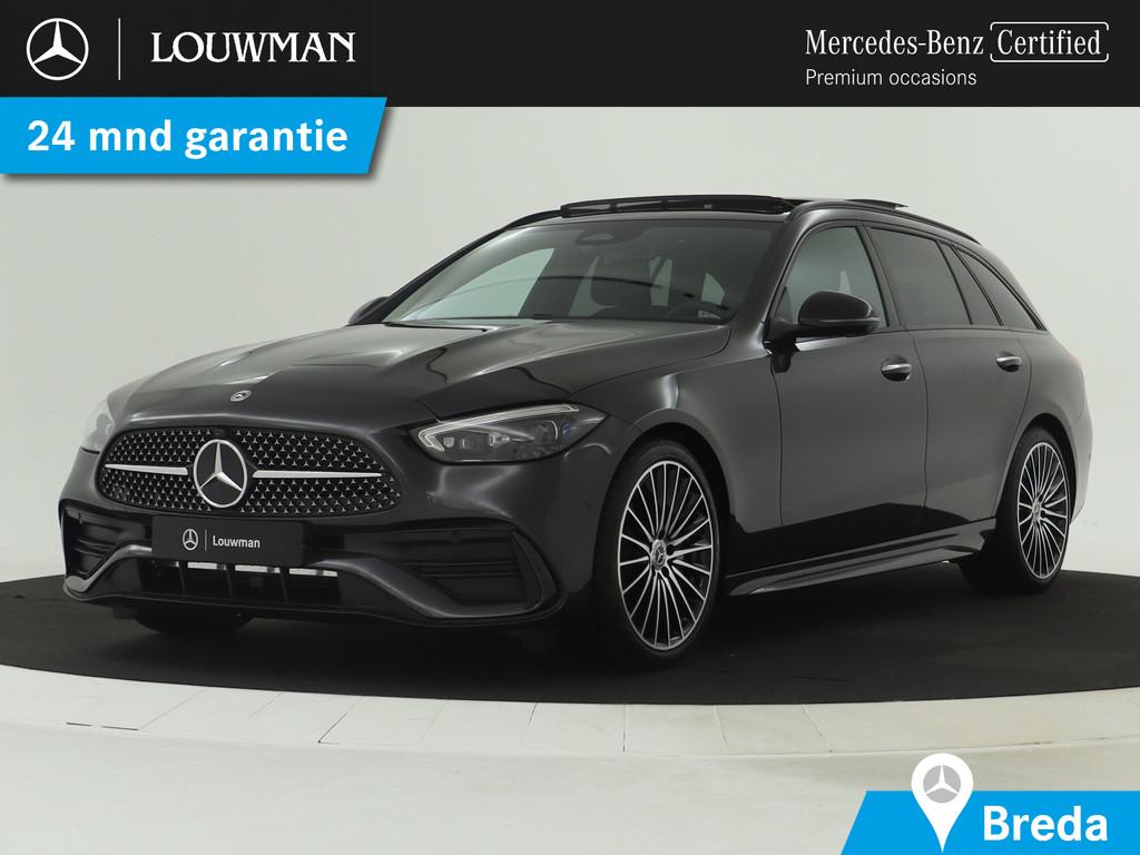 Mercedes-Benz C-Klasse Estate 180 LIMITED AMG Line Plus | Ni, Auto's, Verblindingsvrij grootlicht, 1800 kg, 4 cilinders, 1655 kg