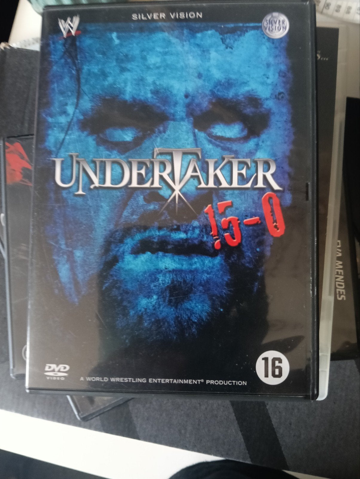 WWE Undertaker 15-0 DVD - Silver Vision, Vanaf 16 jaar, Ophalen of Verzenden, Gebruikt, Inclusief doosje