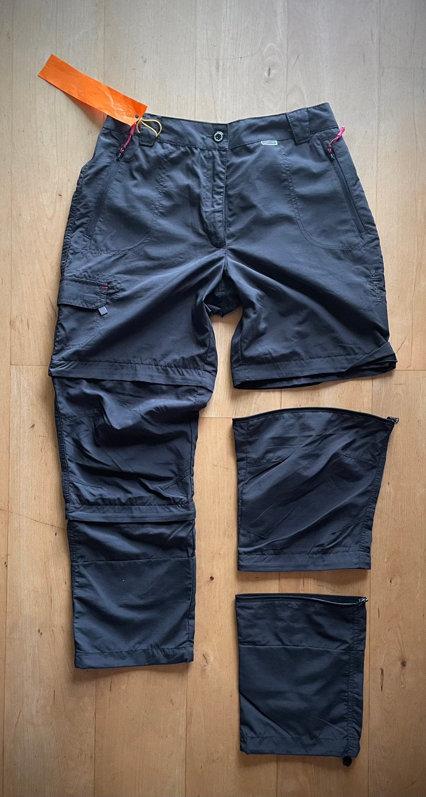 Icepeak Ice Peak af rits wandel broek Outdoor trial 40 grijs, Ophalen of Verzenden, Maat 38/40 (M), Grijs, Lang