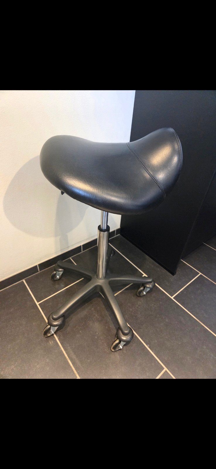 Kappersfiets kapperskruk nu €40,-, Ophalen, Zwart