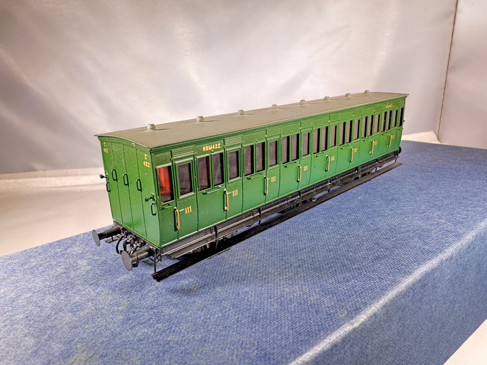 Philotrain messing rijtuig HSM C8 nr HSM 422 lijst 12A(s), Hobby en Vrije tijd, Modeltreinen | H0, Overige merken, Gelijkstroom