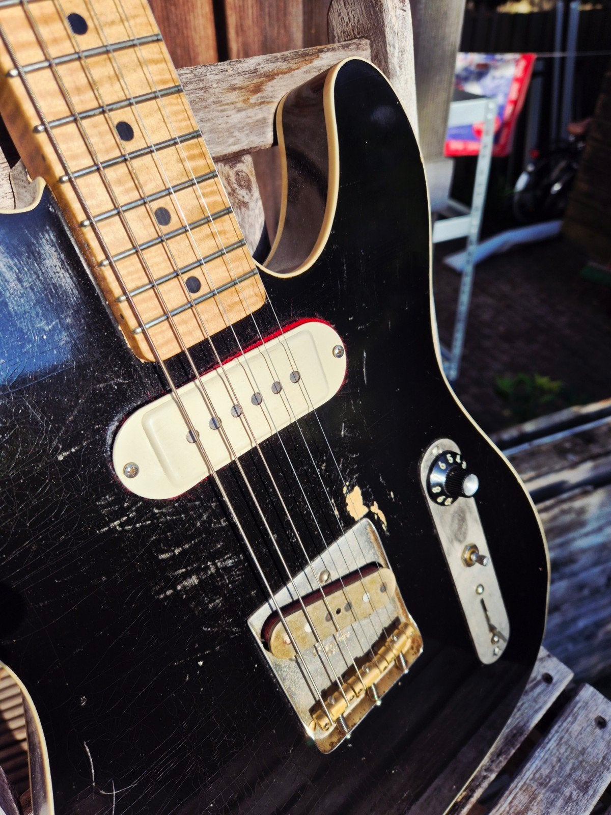 GUN Telecaster (Fender model), Muziek en Instrumenten, Ophalen, Fender, Gebruikt, Solid body
