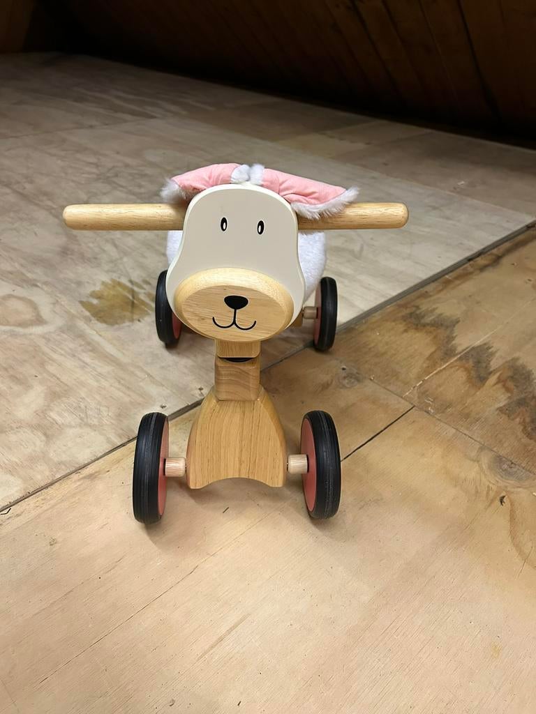 Loopwagentje hout, Ophalen, Zo goed als nieuw, Loopfiets