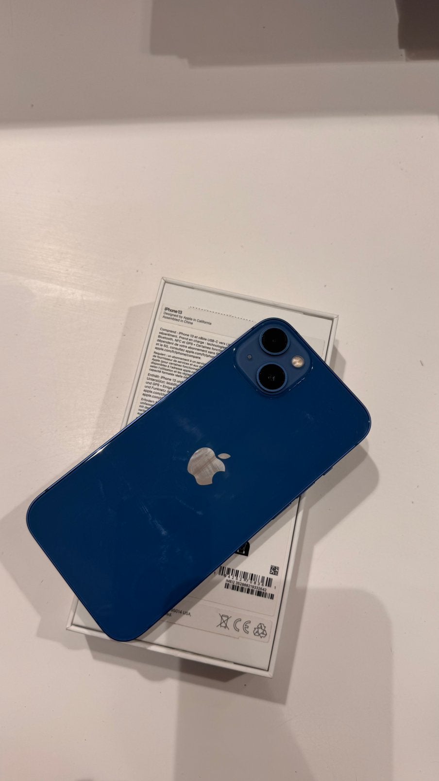 Te koop iphone 13 blauw, Ophalen, 128 GB, Blauw, IPhone 13