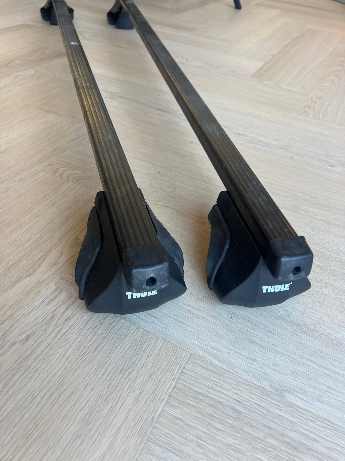 Thule dakdragers voor Volkswagen met dakrails, Auto diversen, Ophalen, Gebruikt