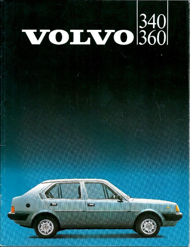 Brochure Volvo 340 en 360 1983, Ophalen of Verzenden, Gelezen, Volvo