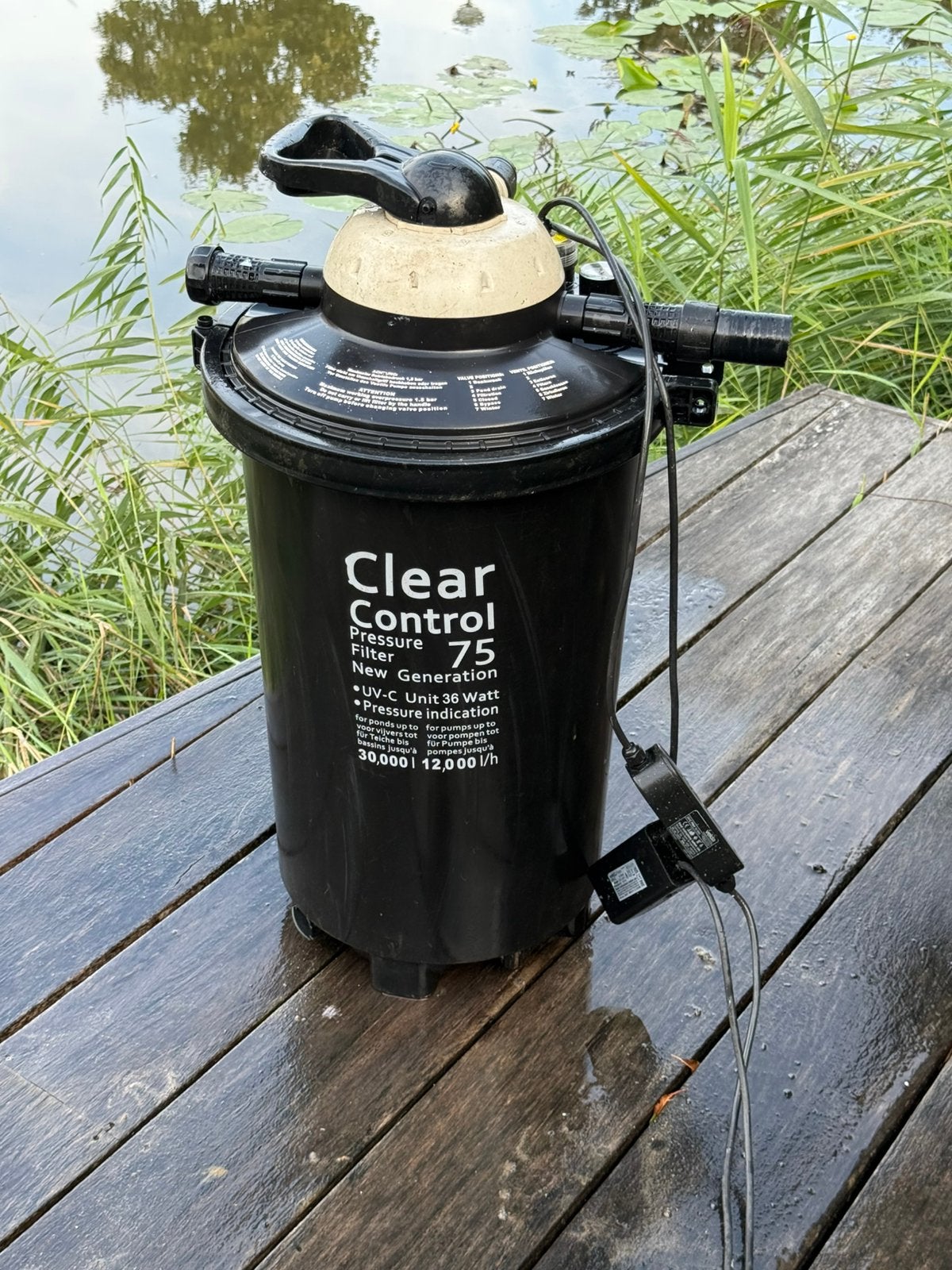 Clear Control Pressure Filter 75 NG, Tuin en Terras, Ophalen, Zo goed als nieuw, Vijverfilter
