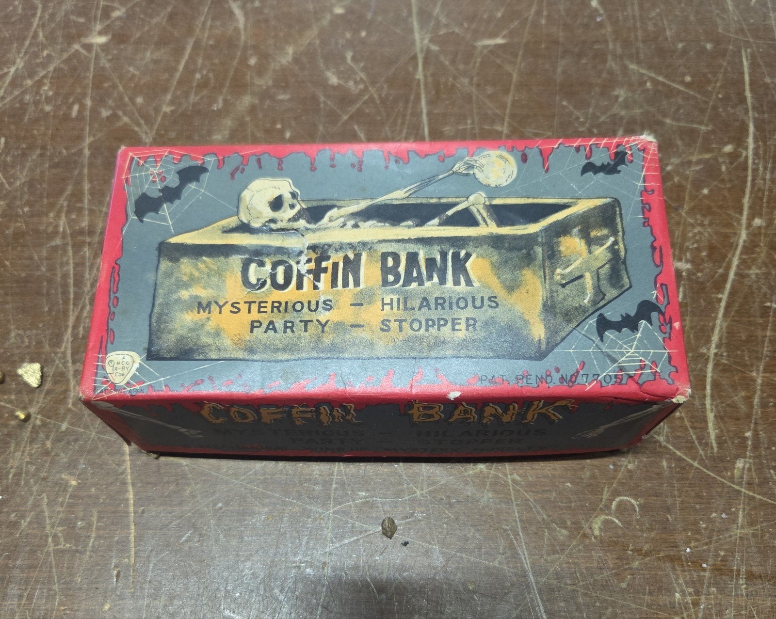 vintage Coffin Bank Yonezawa (Yone) Japan, Ophalen of Verzenden