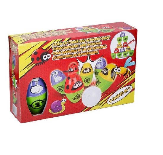 Eddy Toys 2-in-1 Bowling- & Werpspel 13-delig-NIEUW, Ophalen of Verzenden, Nieuw