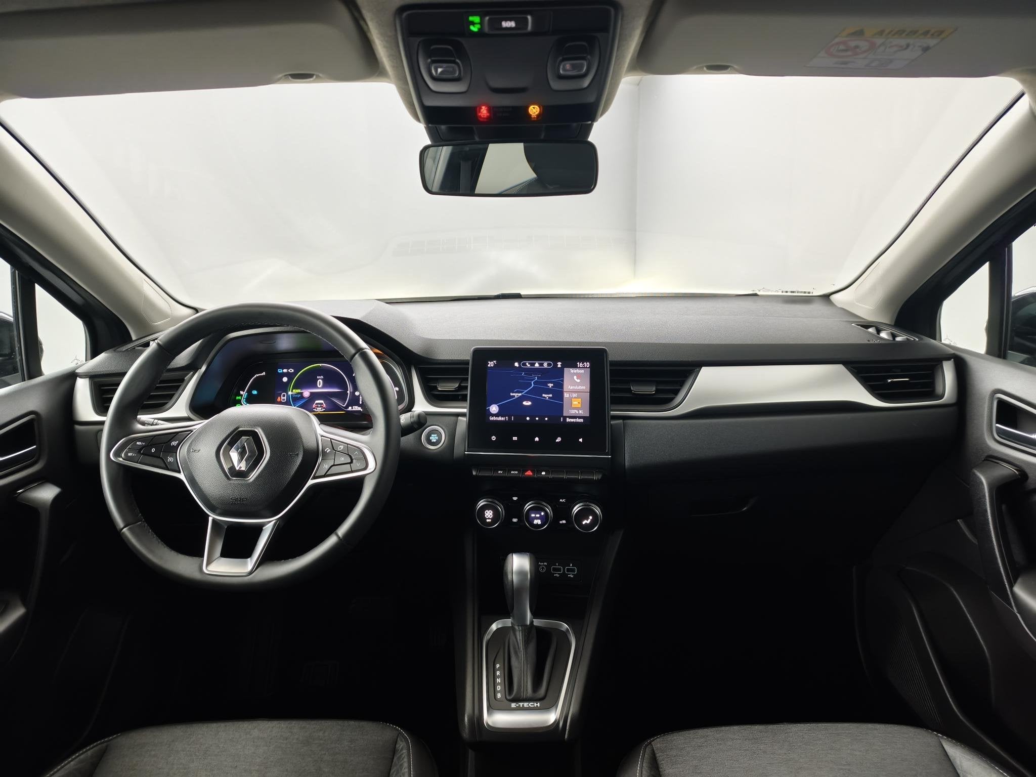 Renault Captur 1.6 E-Tech full hybrid 145 evolution | Naviga, Stof, Gebruikt, 715 kg, Bedrijf