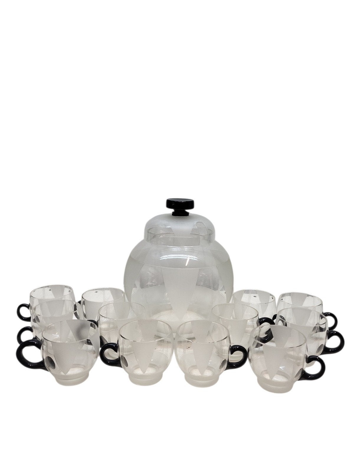 12 Glazen Kopjes en Schaal voor Bowl of Fruit, Ophalen, Overige stijlen, Kop(pen) en/of Schotel(s), Glas